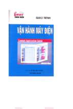 Giáo Trình Vận Hành Máy Điện 