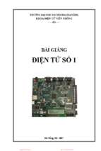 Bài Giảng Điện Tử Số 1 