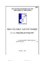 Mạng Thông Tin Di Động GSM