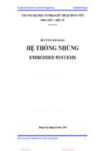 Đề Cương Bài Giảng Hệ Thống Nhúng