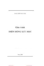Giáo Trình Điện Động Lực Học