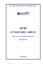 Cơ Sở Kỹ Thuật Điện Điện Tử