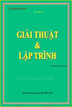 giải thuật và lập trình 