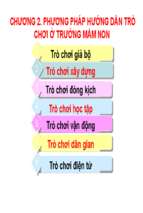 Bài giảng tổ chức hoạt động vui chơi  chuong 2 4.ppt