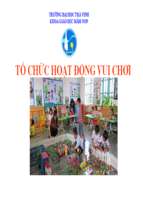 Bài giảng tổ chức hoạt động vui chơi   chuong 2 1.ppt