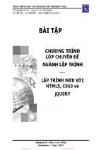 Bài tập HTML5 CSS3 Jquery 2   