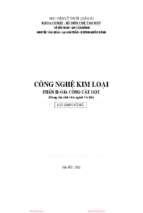 Công Nghệ Kim Loại Phần 2