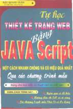 Tự học thiết kế web bằng JavaScript