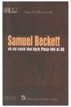 Samuel beckett và sự cách tân kịch pháp thể kỉ xx