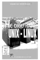 Giáo trình hệ điều hành unix   linux
