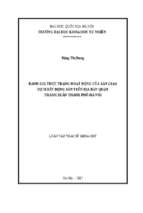 đánh giá thực trạng hoạt động của sàn giao dịch bất động sản  trên địa bàn quận thanh xuân, thành phố hà nội