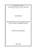 đảng bộ huyện ba vì (hà nội) lãnh đạo xây dựng nông thôn mới  từ năm 2008 đến năm 2015