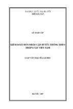 Kiểm soát hôn nhân cận huyết thống theo pháp luật việt nam.