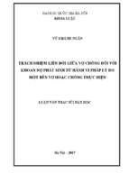 Trách nhiệm liên đới giữa vợ chồng đối với khoản nợ phát sinh từ hành vi pháp lý do một bên vợ hoặc chồng thực hiện