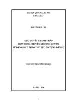 Giải quyết tranh chấp hợp đồng chuyển nhượng quyền sử dụng đất theo thủ tục tố tụng dân sự