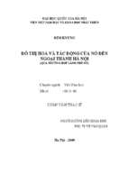 đô thị hóa và tác động của nó đến những biến đổi làng xã ngoại thành hà nội (qua trường hợp làng phú đô)