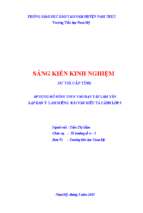 Skkn áp dụng mô hình vnen vào dạy tập làm văn lập dàn ý   làm miệng bài văn tả cảnh lớp 5