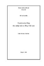 Thanh tra lao động theo pháp luật lao động việt nam