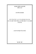 Bảo vệ quyền và lợi ích hợp pháp của con khi cha mẹ ly hôn theo luật hôn nhân và gia đình năm 2000