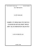 Nghiên cứu hình thái tổn thương và đánh giá kết quả phẫu thuật điều trị túi phình động mạch não