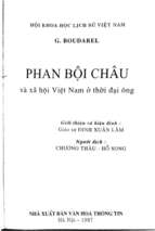 Phan Bội Châu và xã hội Việt Nam ở thời đại ông Georges Boudarel