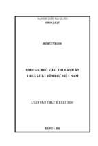 Các tội xâm phạm trật tự công cộng trong luật hình sự việt nam (trên cơ sở thực tiễn địa bàn tỉnh hà giang)