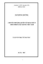 Chuyển nhượng quyền sử dụng đất ở theo pháp luật dân sự việt nam