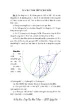 Bài toán quỹ tích và tập hợp điểm