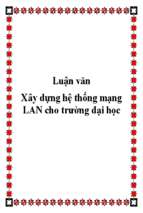 Xây dựng hệ thống mạng lan cho trường đại học