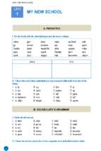 Bài tập tiếng anh 6 thí điểm bản word có đáp án