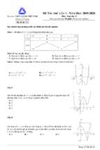 đề thi thử toán thpt quốc gia 2020 lần 1 trường lương thế vinh – hà nội
