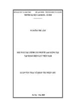 Luận văn thạc sĩ đãi ngộ tài chính cho người lao động tại tập đoàn điện lực việt nam