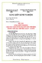 Skkn lồng ghép nội dung giáo dục tấm gương đạo đức hồ chí minh trong việc dạy trẻ mẫu giáo 5 6 tuổi
