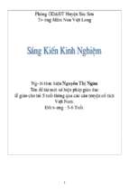 Skkn một số biện pháp giáo dục lễ giáo cho trẻ 5 tuổi thông qua các câu truyện cổ tích việt nam