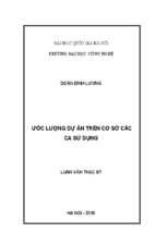 ước lượng dự án trên cơ sở các ca sử dụng
