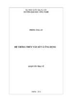 Hệ thống thủy vân số và ứng dụng