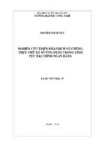 Nghiên cứu triển khai dịch vụ chứng thực chữ ký số ứng dụng trong lĩnh vực tài chính ngân hàng