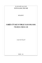 Nghiên cứu một số thuật toán song song ứng dụng trong gis