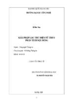 Giải pháp lọc thư điện tử theo phân tích nội dung