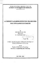 A unified plagiarism detection frame work for vietnamese documents
