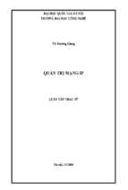 Quản trị mạng ip