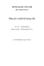 Phân tích và thiết kế hướng mẫu