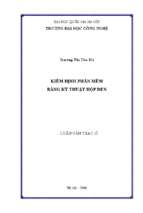 Kiểm định phần mềm bằng kỹ thuật hộp đen