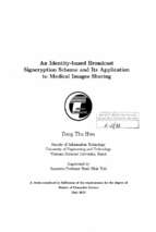 An identity based broadcast signcryption scheme and its application to medical images sharing