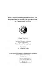 Checking the comformance between the implementation and psm specifications in component models