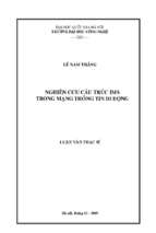 Nghiên cứu cấu trúc ims trong mạng thông tin di động