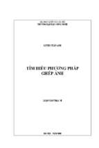 Tìm hiểu phương pháp ghép ảnh