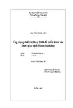 ứng dụng thiết bị ikey 2000 để triển khai xác thực giao dịch homebanking
