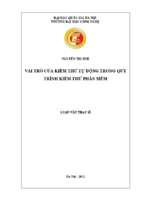 Vai trò của kiểm thử tự động trong quy trình kiểm thử phần mềm