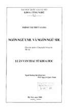 Ngôn ngữ uml và ngôn ngữ sdl